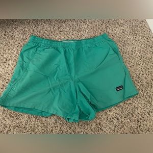 Patagonia Women’s Baggies—5” Size M Teal